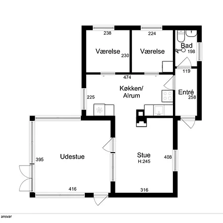 Beautifully Located House In Melsted * Gudhjem